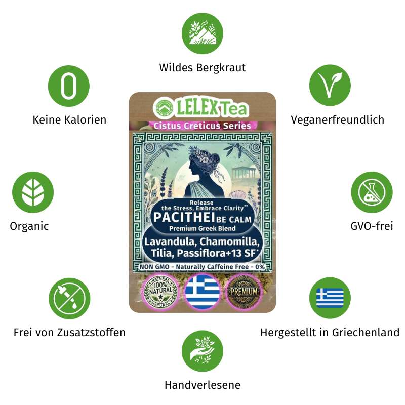 PREMIUM GRIECHISCHES BERGKRAUT Pacithei - Lelex Tea