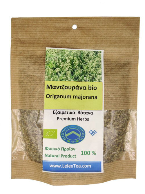 Eλληνική βιολογική μαντζουράνα Origanum majorana bio -Marjoram Origanum majorana organic-Majoran Origanum Majorana bio-organisc