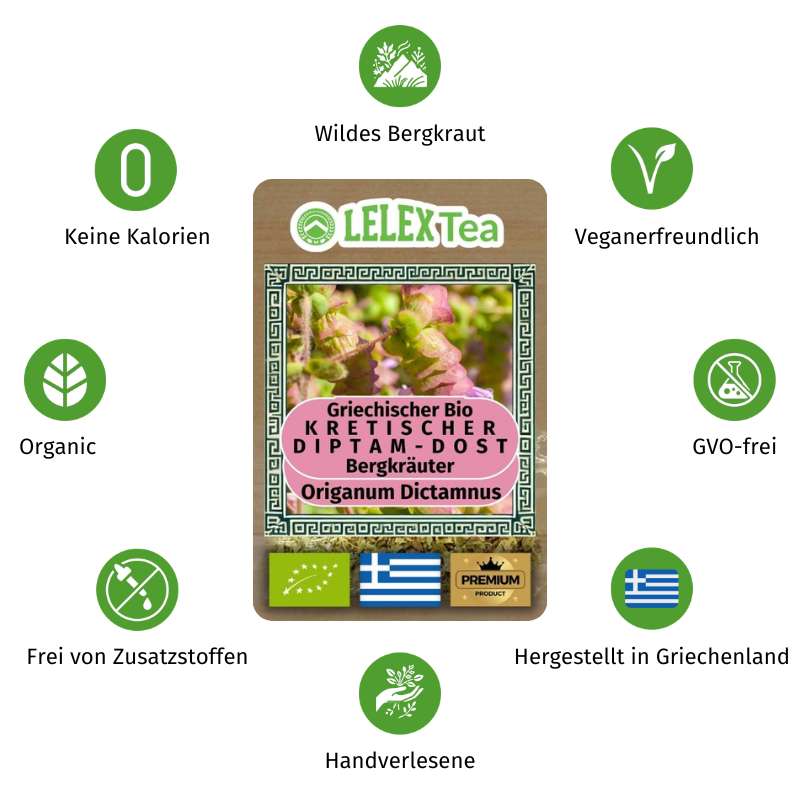 Diktamos tee BIO Griechischer Kretischer Bergtee - Lelex Tea