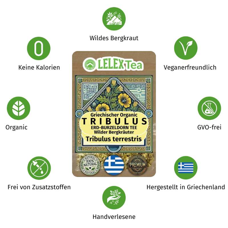 Bio Griechischer Premium Tribulus Terrestris Tee - Lelex Tea 