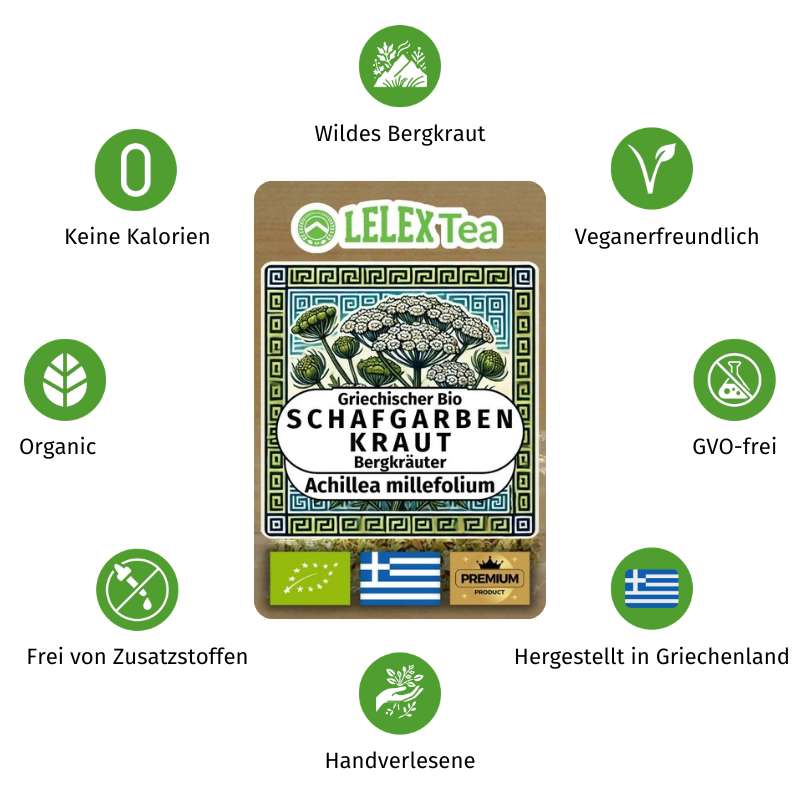 Schafgarbentee Bio Griechischer SchafgarbenKraut - Lelex Tea