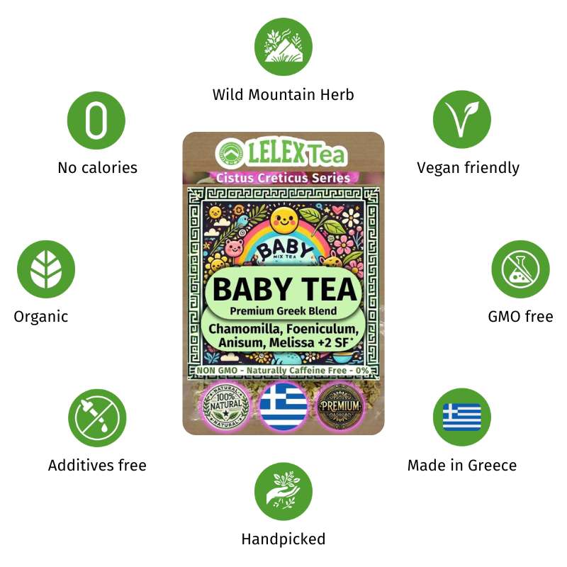 GREEK PREMIUM HERBAL BLEND Baby Tea - LelexTea