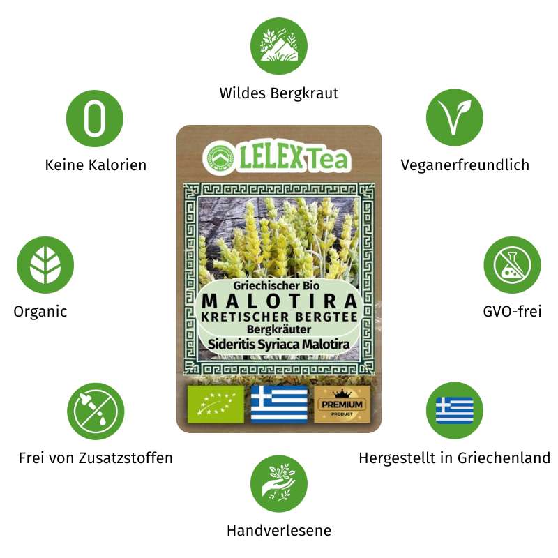 Bio Griechischer Malotira Kretischer Bergtee - Lelex Tea