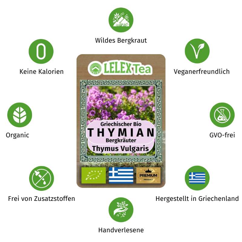 Thymiantee BIO Griechischer Bergkräuter - Lelex Tea