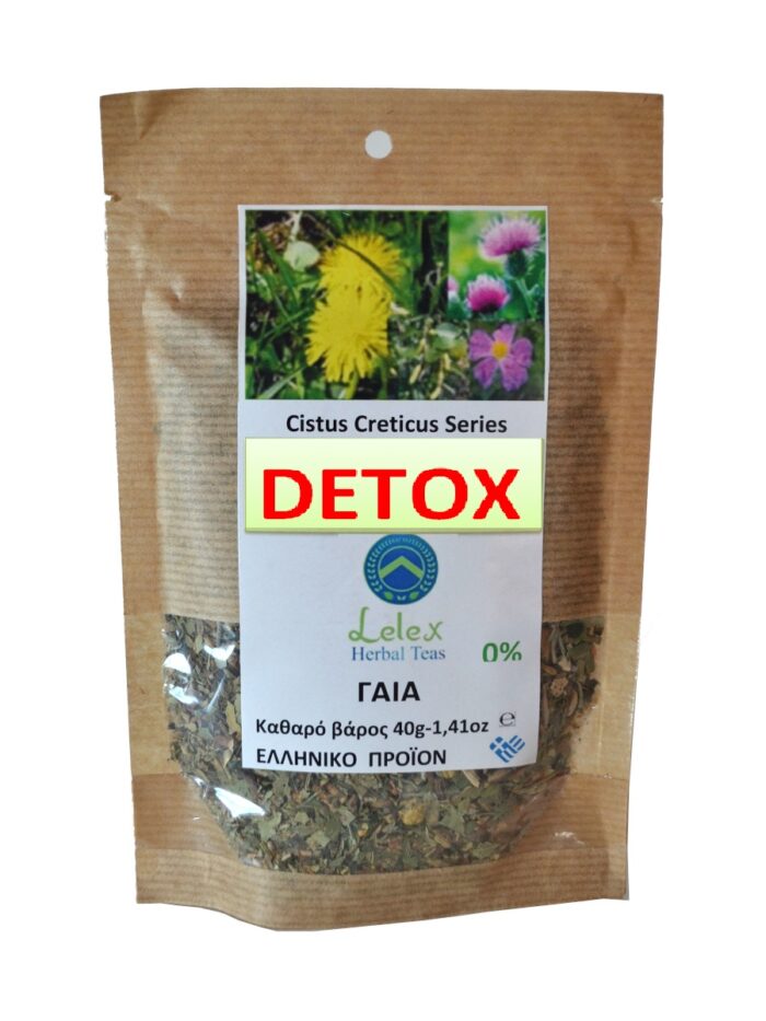 lelex tea Γαία τσαι αποτοξίνωσης detox herbal tea