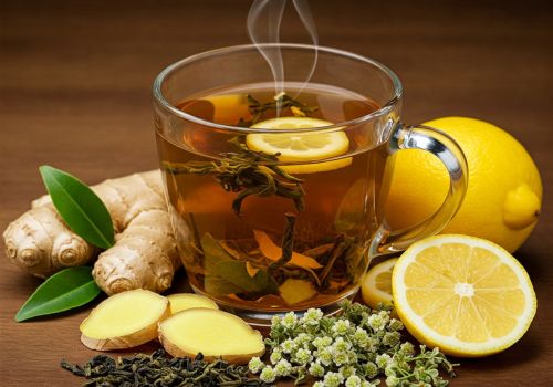 GREEK PREMIUM HERBAL BLEND GINGER LEMON TEA LelexTea