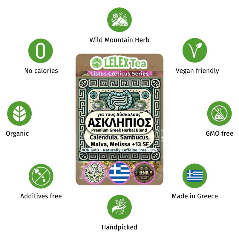 ΕΞΑΙΡΕΤΙΚΟ Τσάι Μείγμα Βοτάνων Ασκληπιός - LelexTea