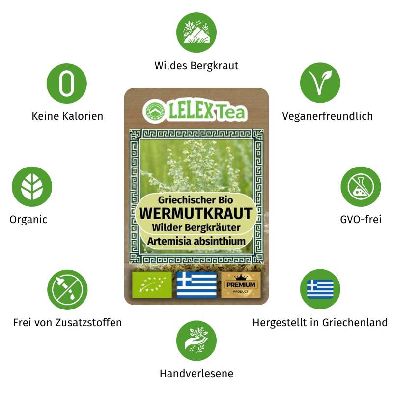 Wermuttee Griechischer Wilder Bergkräuter - Lelex Tea