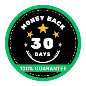 Money Back 100% Guarantee 30 days