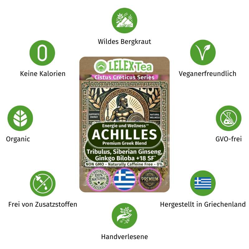 PREMIUM GRIECHISCHES BERGKRAUT Achilles - LelexTea