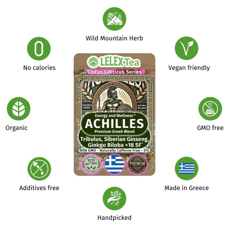 GREEK PREMIUM HERBAL BLEND Achilles - LelexTea