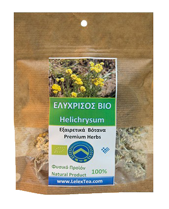 Helichrysum Tea Organic Everlasting BIO Greek Mountain Herb