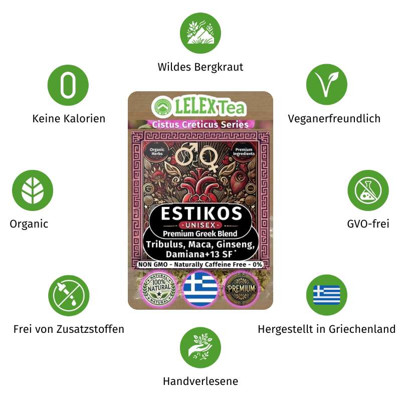 PREMIUM GRIECHISCHES BERGKRAUT Estikos Unisex - LelexTea