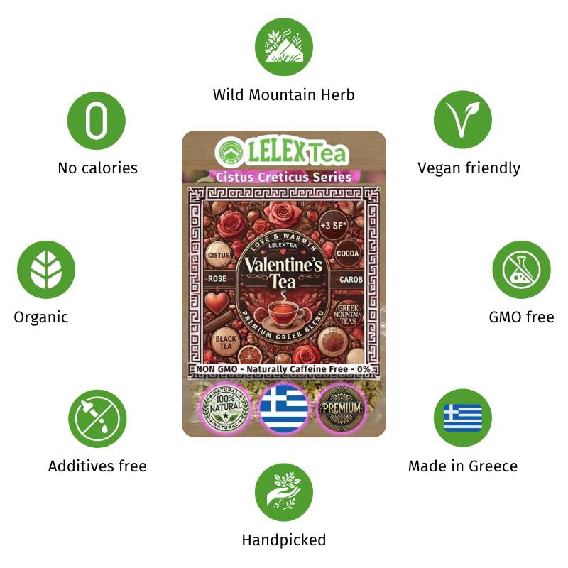 GREEK PREMIUM HERBAL BLEND Valentine'sTea 