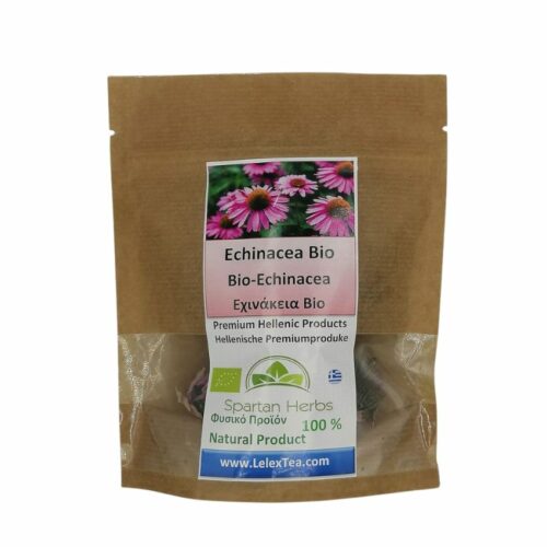 Εχινάκεια Άνθη Τσάι Βιολογική Ελληνική Εχινάτσια Echinacea