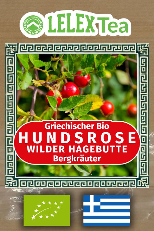 BIO Hagebuttentee Griechischer Wilder Hundsrose - Lelex Tea