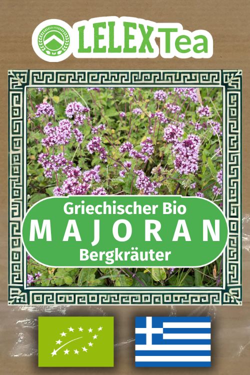 Bio Majoran Tee Griechischer Wilder Bergkräuter - Lelex Tea