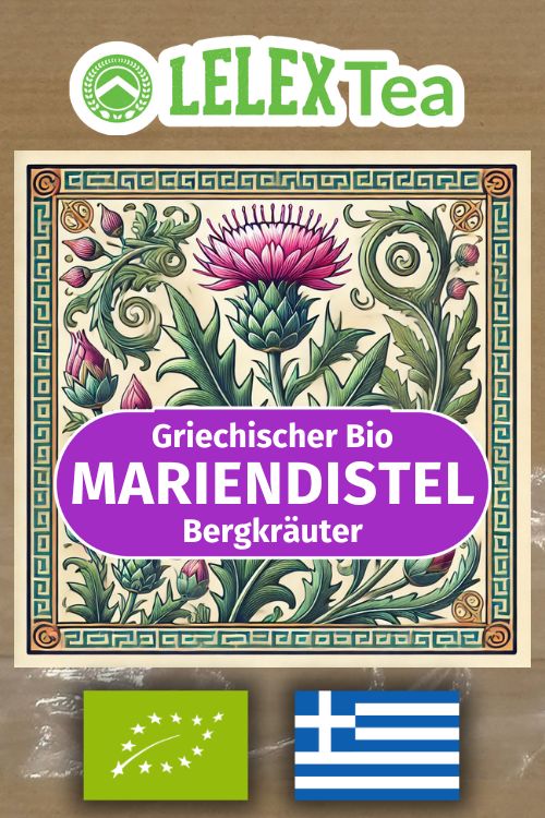 BIO Mariendistel Tee Griechischer Bergkräuter - Lelex Tea