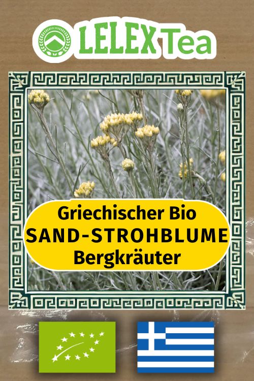 BIO Sand-Strohblume Tee Griechischer Wilder Bergkräuter - Lelex Tea