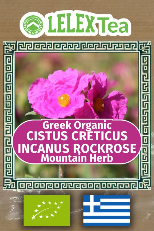 Cistus Incanus Tea BIO Organic Greek Mountain Herb Lelex Tea