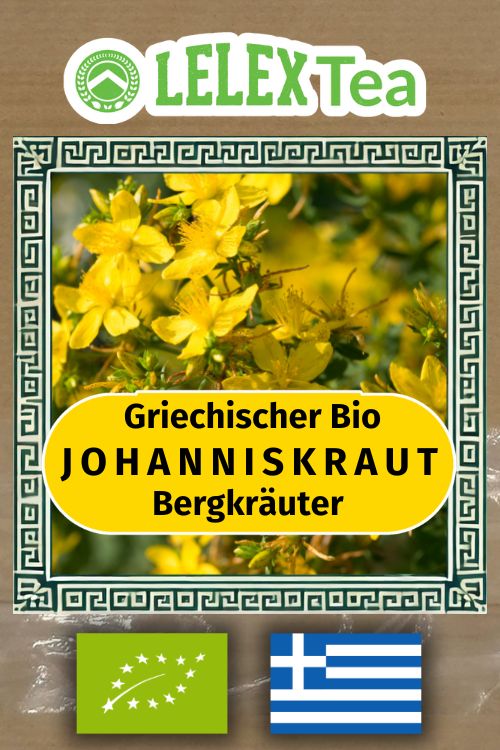 Johanniskraut Tee Bio Griechischer Bergkräuter - Lelex Tea