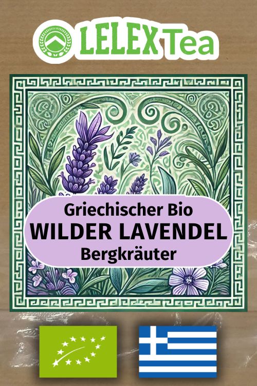 Lavendeltee Bio Griechischer Wilder Bergkräuter - Lelex Tea