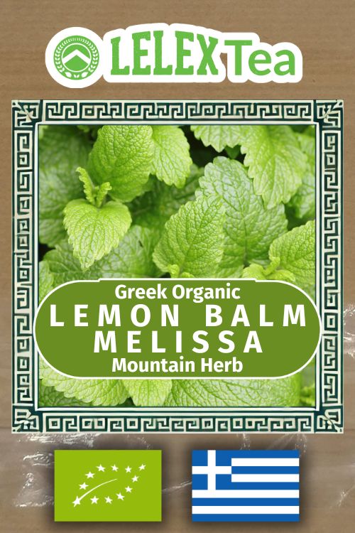 Lemon Balm Tea Organic BIO Greek Mountain Herb - Lelex Tea