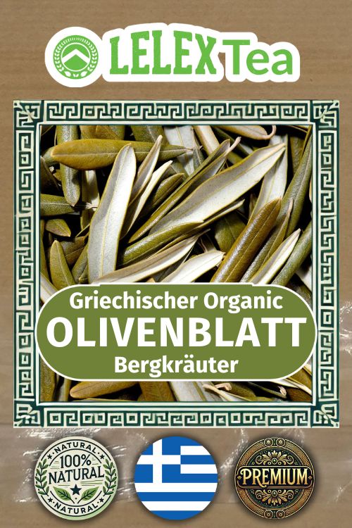 Olivenblättertee BIO Griechischer Olivenblätt tee Bergtee - Lelex Tea