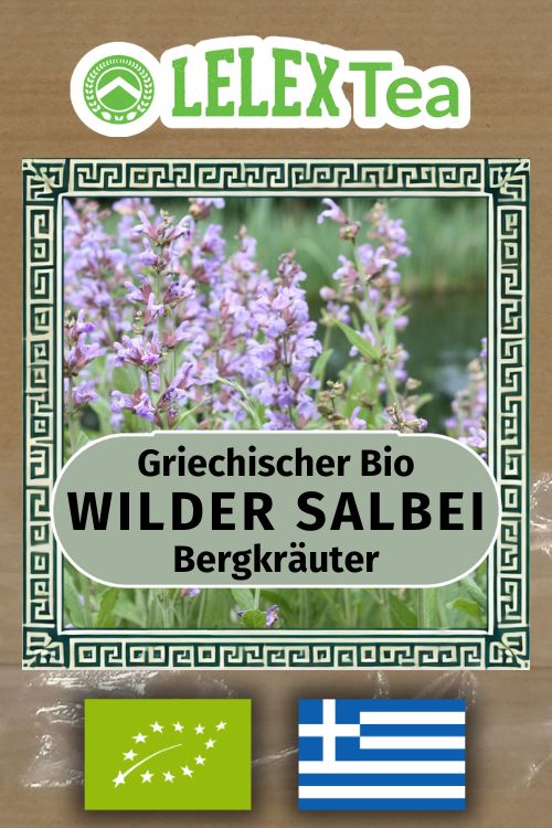 Salbeitee Bio Griechische Wilder Bergkräuter - Lelex Tea