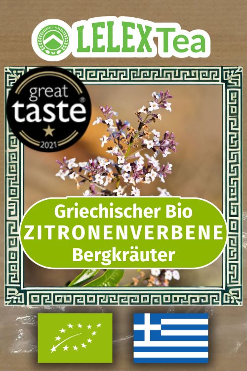 Zitronenverbene Tee Bio Griechischer Wilder - Lelex Tea