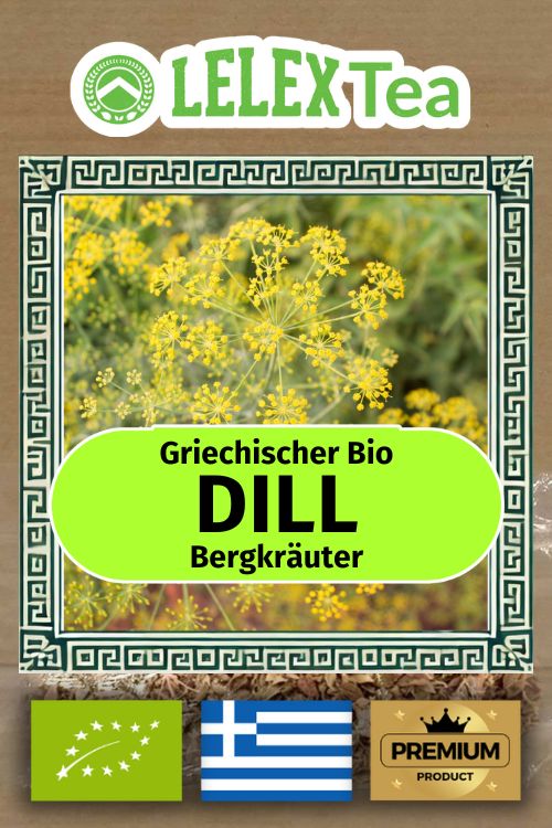 Bio-Dill-Kräutertee – Wildgesammelter Anethum graveolens | Natürliche Unterstützung für Verdauung & Immunsystem