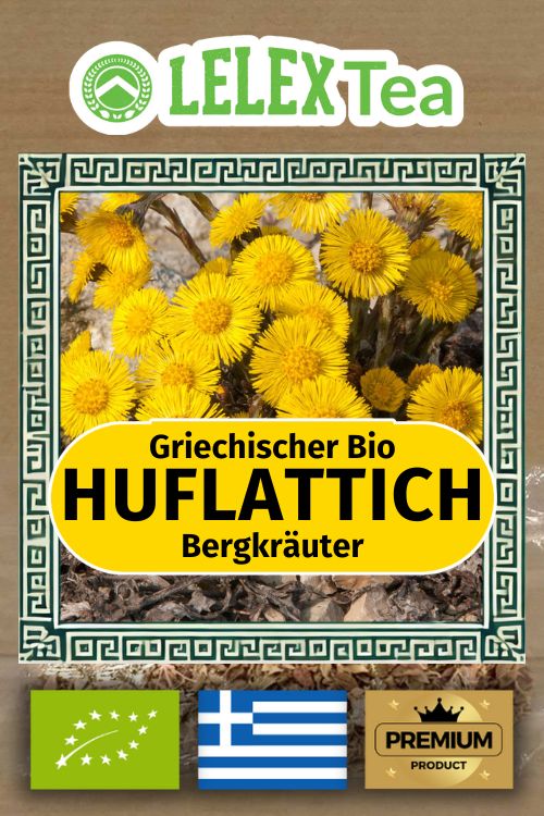 Huflattich (Tussilago farfara) – Natürliches Mittel für Atemwegsgesundheit | Wild gesammelt & Bio