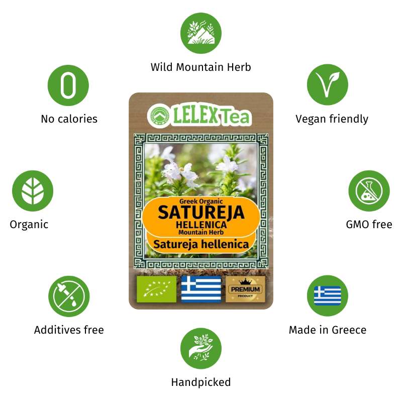 Satureja Hellenica Herb – Organic Greek Mountain Savory for Digestion & Flavor