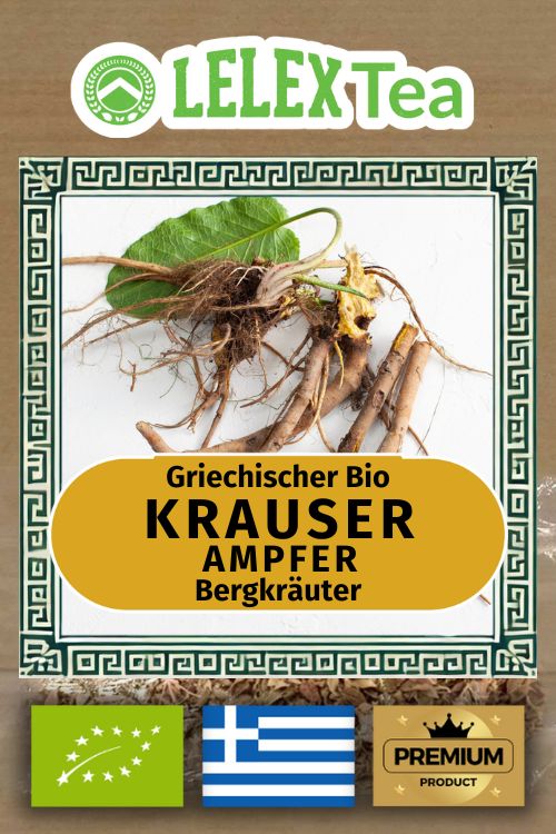 Krauser Ampfer – Premium Wildgesammeltes Verdauungs- & Detox-Kraut | Rumex crispus | Bio