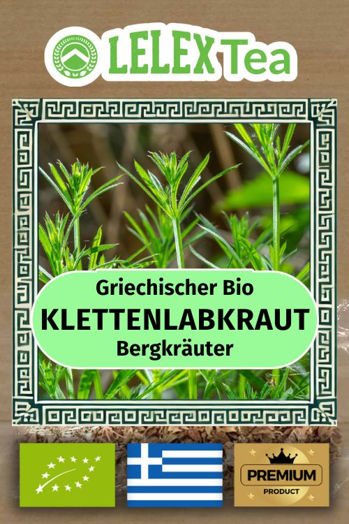 Labkraut Galium Aparine: Wild geerntetes, biologisches Kraut für Entgiftung & Immunsystem