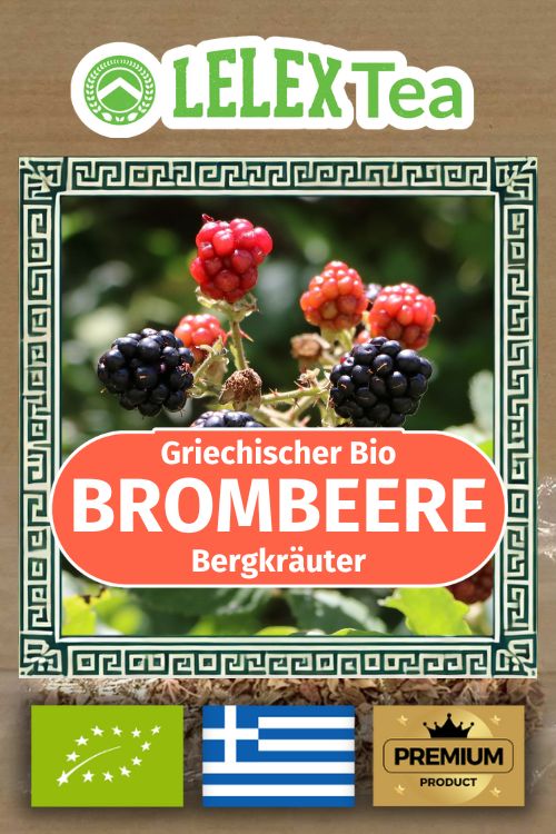 Rubus Fruticosus (Brombeerblätter) Tee – Griechischer Bio-Kräutertee mit Antioxidantien