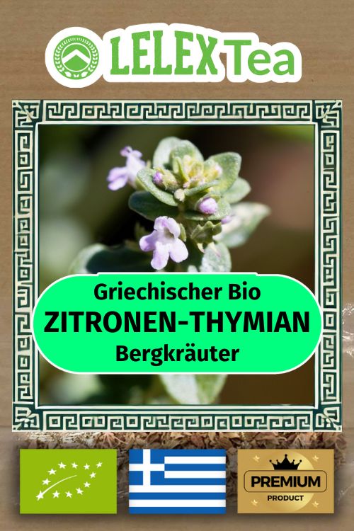 Thymus Citriodorus (Zitronen-Thymian) Tee – Bio-Griechisches Zitronen-Thymian für Immunsystem & Geschmack