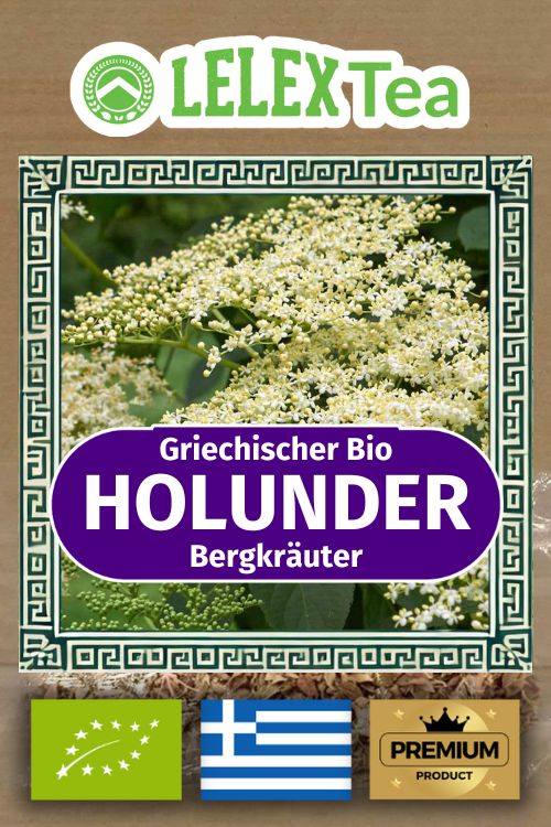 Holunderbeeren – Premium Wildgesammelter Sambucus | Koffeinfreier, Bio-Holunder