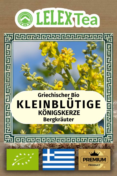 Königskerze, Wollblume, Wildgesammelter Verbascum Thapsus Tee