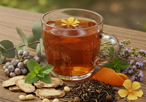 GREEK PREMIUM HERBAL BLEND COLD 3210 Tea for Cold and Flu LelexTea