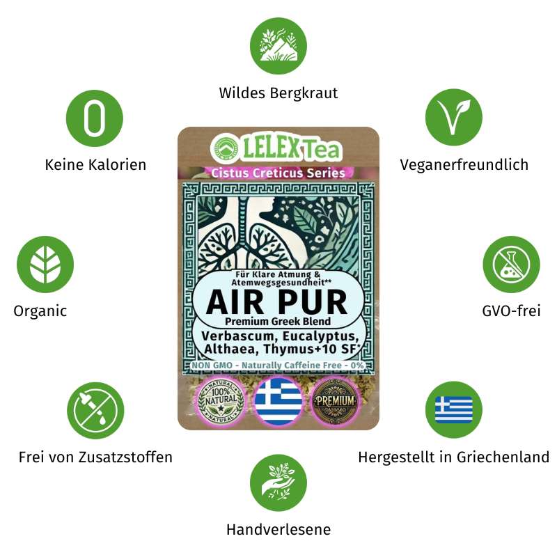 PREMIUM GRIECHISCHES BERGKRAUT AIR PUR - Premium Griechische Bergkräuter LelexTea
