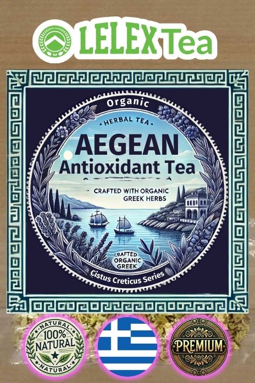 Aegean Antioxidant Tea - Premium Greek Mountain Herbs