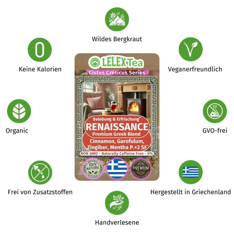 PREMIUM GRIECHISCHES BERGKRAUT Tee Renaissance - LelexTea