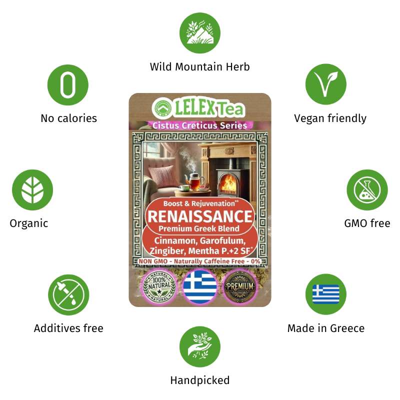GREEK PREMIUM HERBAL BLEND Renaissance - LelexTea