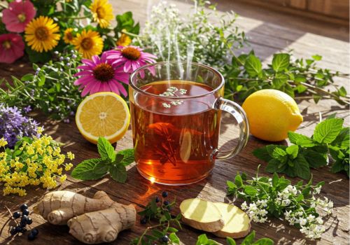 GREEK PREMIUM HERBAL BLEND Phlegm Relief Herbal Blend – Clear Your Airways Naturally LelexTea