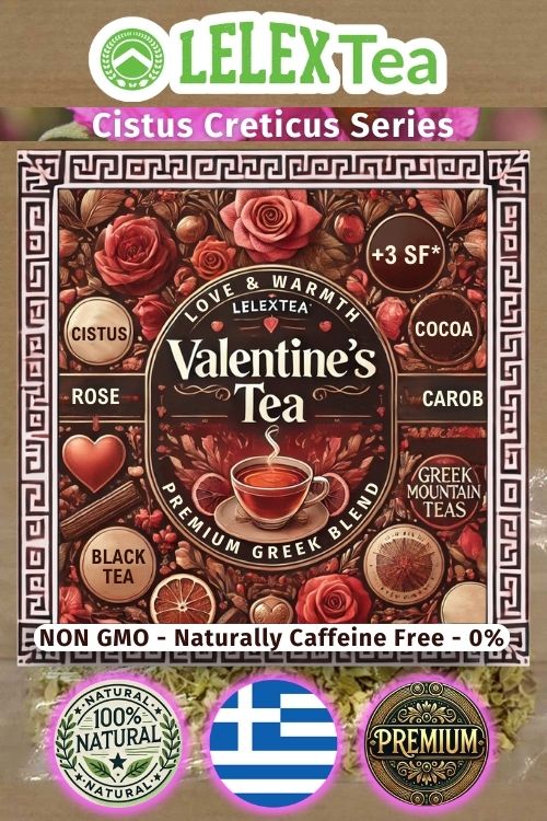 Valentine's Tea ΕΞΑΙΡΕΤΙΚΟ Τσάι Μείγμα Βοτάνων LelexTea