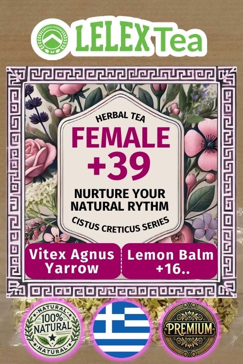 Woman's Tea for Hormonal Balance and Menopause | Female +39 - Lelex Tea