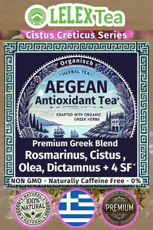 Aegean Antioxidant tee Premium Griechische Gebirgskräuter LelexTea