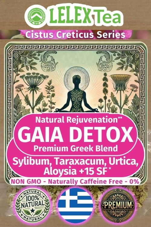 Detox Tea Gaia a Natural Blend of Herbs for Detoxification & Health - Lelex Tea