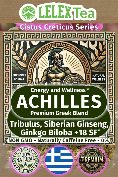 Energy Toning tea, Natural Strengthening, Endurance Achilles - Lelex Tea